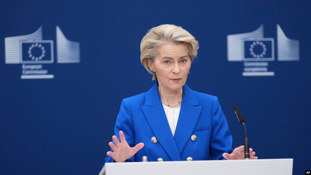 Ursula von der Leyen u obraćanju medijima u Briselu, 4. marta 2025.