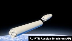 Российская гиперзвуковая ракета "Авангард" (видеосимуляция)