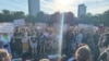 Around 4,000 people gathered in front of Romania’s government headquarters in Bucharest on June 3, days after a murder that shocked the Balkan country.