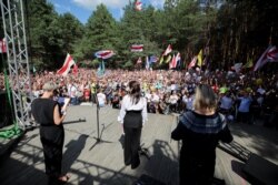 Skup podrške Svetlani Tihanovskajoj u Brestu