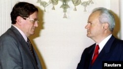 Ričard Holbruk i Slobodan Milošević, Beograd