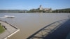A view from Slovakia of the Basilica of Esztergom, the largest church in Hungary, on September 20. The Danube River, which serves as the border between the two countries in that region, has been flooding the areas near its banks for the past week.