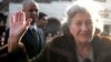 Biljana Plavsic arrives in Belgrade 