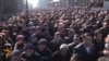 WATCH: Crowds spilled out of the church and into the streets at the funeral of the six members of an Armenian family allegedly killed by a Russian soldier. Members of parliament and other public figures joined relatives and other mourners. (RFE/RL's Armenian Service)