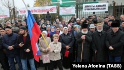 Мітинг у місті Магасі, Інгушетія, Росія, 31 жовтня 2018 року