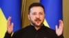 Ukrajinski predsjednik Volodimir Zelenski razgovara s novinarima u Kijevu 12. marta.