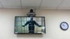 Російський опозиційний політик Олексій Навальний у судовому засіданні в одній зі справ проти нього, 7 червня 2021 року