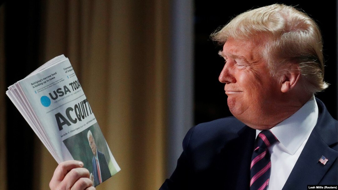 Дональд Трамп, президент США. 2020 рік