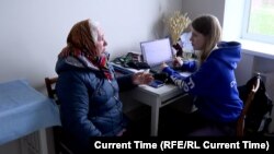 The volunteers are part of the Frida Mission, a Ukrainian-Israeli organization that helps support people in need in war-torn parts of the country.