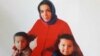 Maqsuda Alimardonova with her two sons, in a photo taken in May 2018