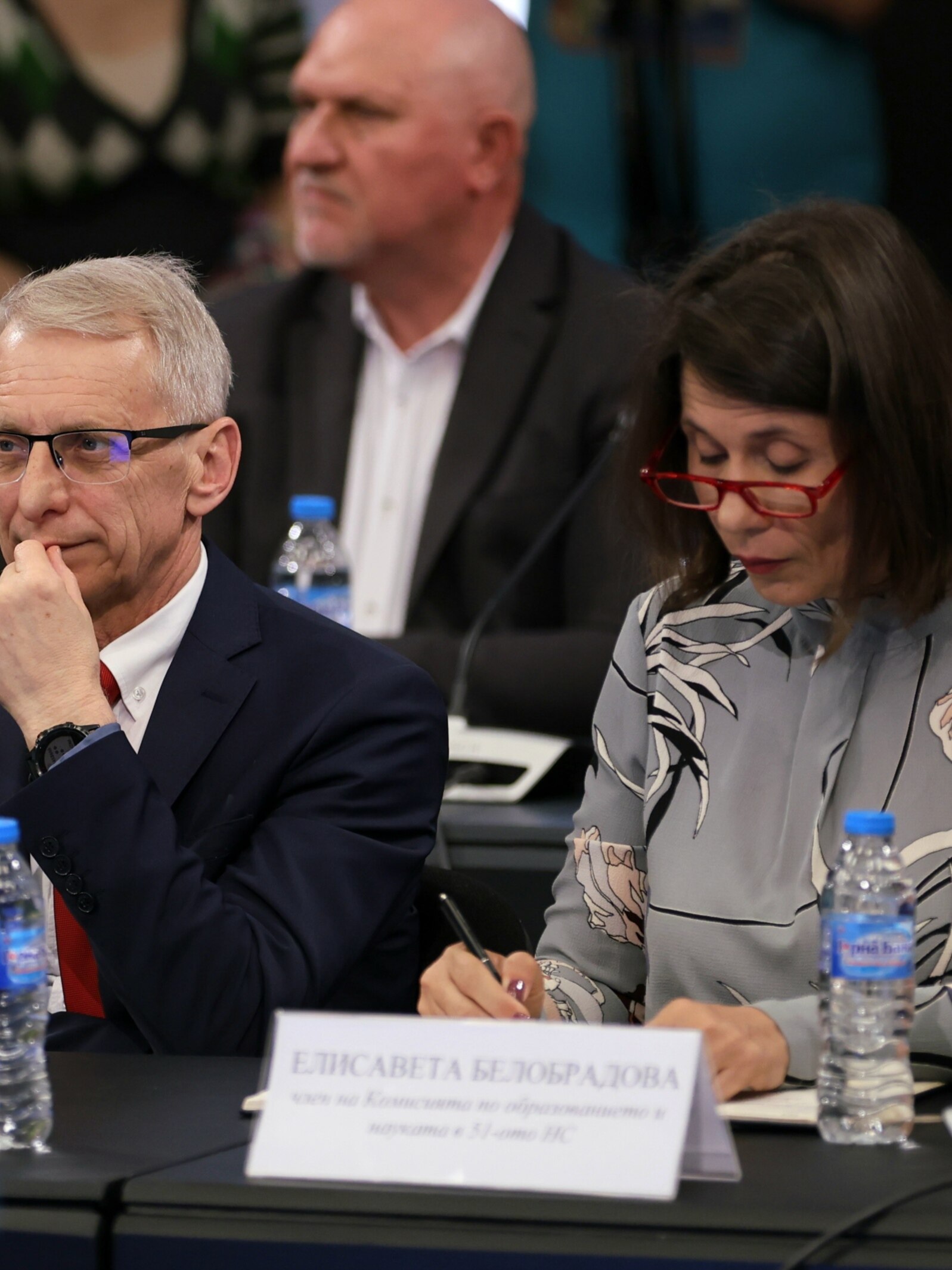 Николај Денков, поранешен премиер и копретседавач на парламентарната група „Продолжуваме со промените-Демократска Бугарија