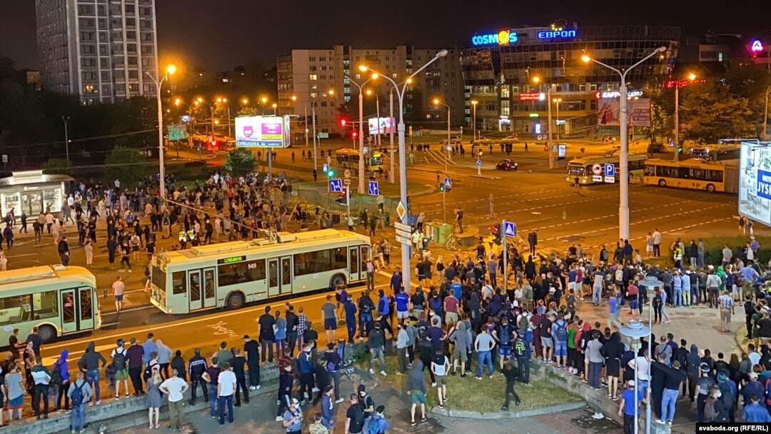 Протест у Мінську, 10 серпня 2020 року