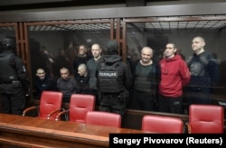 A Russian military court in March handed down long prison sentences to 12 members of Ukraine's Azov Brigade. The defendants, charged with terrorist activity and with violently seizing or retaining power, were sentenced to between 13 and 23 years in prison, Russian state media reported.