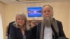 Dughin a fost prezent în România în 2017, deși fusese sancționat de SUA și Marea Britania. Imagine din 15 februarie 2022, din Republica Moldova, cu Joëlle Garriaud-Maylam, senatoare franceză, și Aleksander Dughin.