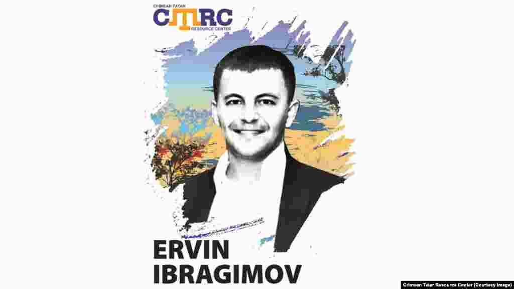 Ervin Ibragimov, Crimean Tatar member of Bakhchysarai Municipal Council, senior specialist for interethnic relations at the Bakhchysarai City Administration In May 2016, witnesses said unidentified people wearing Russian road police uniforms stopped Ibragimov&#39;s car near his house in Bakhchysarai. He was forced into another car and taken to an unknown location. On June 1, his passport and employment record book were found near the Arpat bar in Bakhchysarai. He was 30 at the time of his disappearance. 