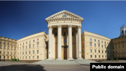 Будынак КДБ Беларусі ў Менску, архіўнае фота