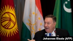 وزیر خارجه آمریکا در دیدار با وزیران خارجه پنج کشور آسیای میانه در نیویورک