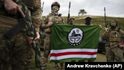 Дудаев Джохаран цIарахчу батальонан эскархой, Украина, марсхьокху-бутт, 2022 шо. Гайтаман сурт