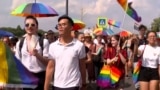 Rights groups say Hungary is “legislating fear” with a new ban on LGBTQ expression. Protesters say they won’t be sidelined.