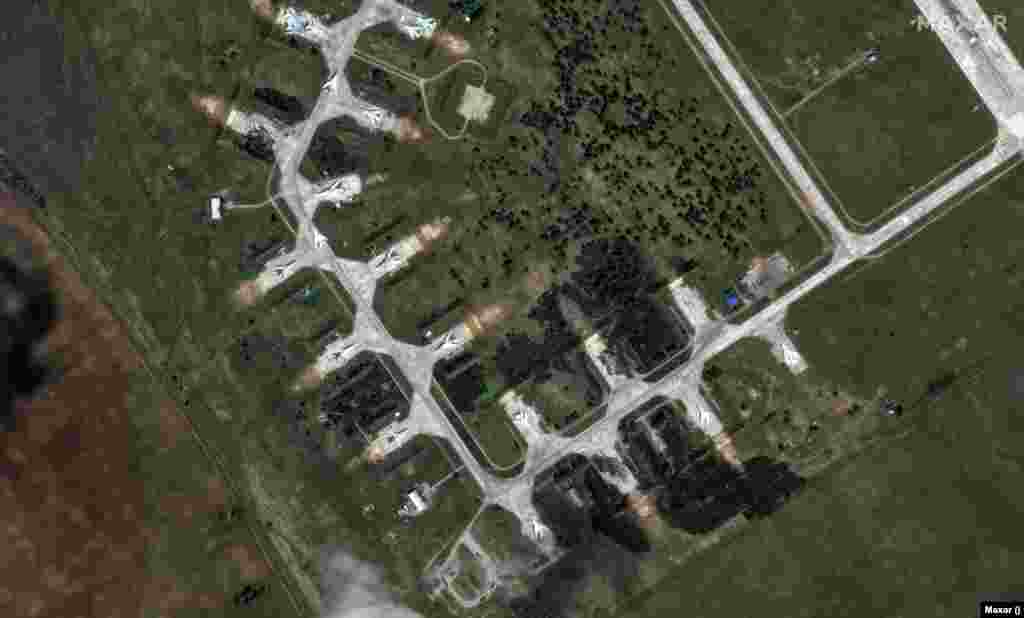 Tu-22 aircraft at Russia's Belaya air base in the eastern Irkutsk region.