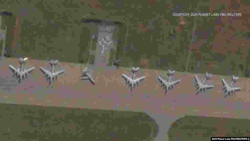 Satellite Image Before Ukraine Drone Strike On Russian Base