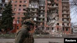 There has been an increase in Russian attacks on the frontline town of Pokrovsk. (file photo)