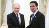 Vladimir Putin and Rustam Emomali