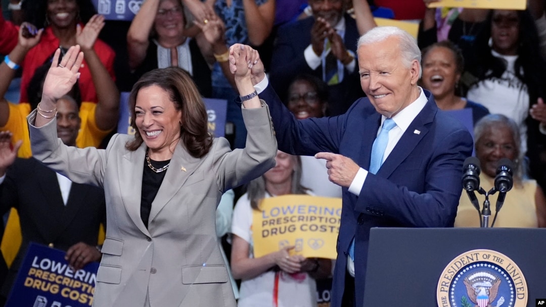 Kamala Harris i Joe Biden prve večeri Demokratske konvencije, Largo, Maryland, SAD, 19. avgusta 2024.