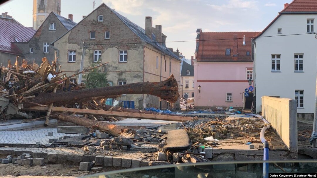 Наслідки повені. Льондек-Здруй, Польща, 17 вересня 2024 року