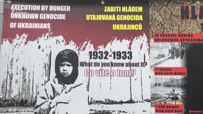 У Празі вшанували загиблих під час Голодомору в Україні (відео)